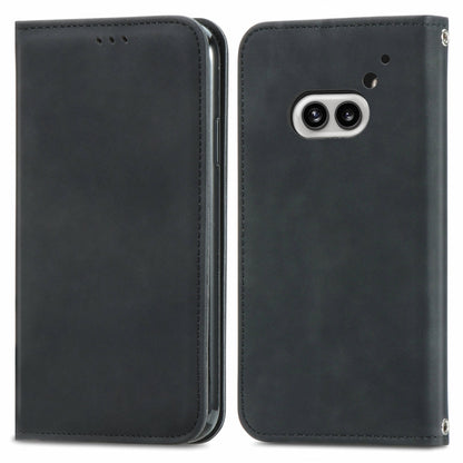 Retro Skin Feel Magnetic Flip Leather Phone Case, For Nothing Phone 4a Pro, For Nothing Phone 4a, For  Nothing CMF Phone 1, For Nothing Phone 2a
