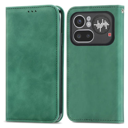Retro Skin Feel Magnetic Flip Leather Phone Case, For Nothing Phone 4a Pro, For Nothing Phone 4a, For  Nothing CMF Phone 1, For Nothing Phone 2a