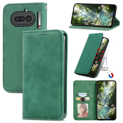 Retro Skin Feel Magnetic Flip Leather Phone Case, For Nothing Phone 4a Pro, For Nothing Phone 4a, For  Nothing CMF Phone 1, For Nothing Phone 2a