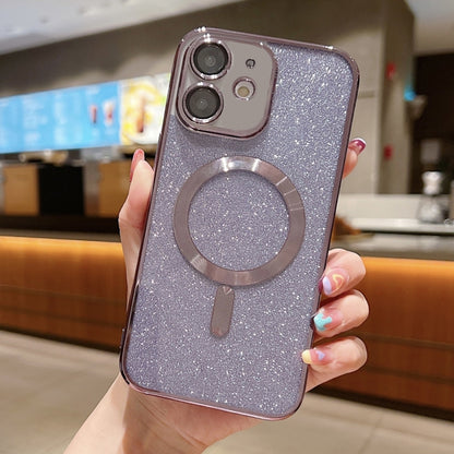 Glitter Electroplating MagSafe TPU Phone Case, For iPhone 11 Pro Max, For iPhone 11, For iPhone 11 Pro, For iPhone X / XS, For iPhone XR, For iPhone XS Max, For iPhone 7 Plus / 8 Plus