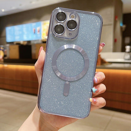Glitter Electroplating MagSafe TPU Phone Case, For iPhone 11 Pro Max, For iPhone 11, For iPhone 11 Pro, For iPhone X / XS, For iPhone XR, For iPhone XS Max, For iPhone 7 Plus / 8 Plus