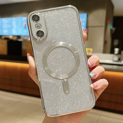 Glitter Electroplating MagSafe TPU Phone Case, For iPhone 11 Pro Max, For iPhone 11, For iPhone 11 Pro, For iPhone X / XS, For iPhone XR, For iPhone XS Max, For iPhone 7 Plus / 8 Plus