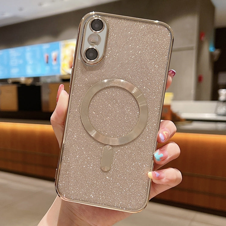 Glitter Electroplating MagSafe TPU Phone Case, For iPhone 11 Pro Max, For iPhone 11, For iPhone 11 Pro, For iPhone X / XS, For iPhone XR, For iPhone XS Max, For iPhone 7 Plus / 8 Plus