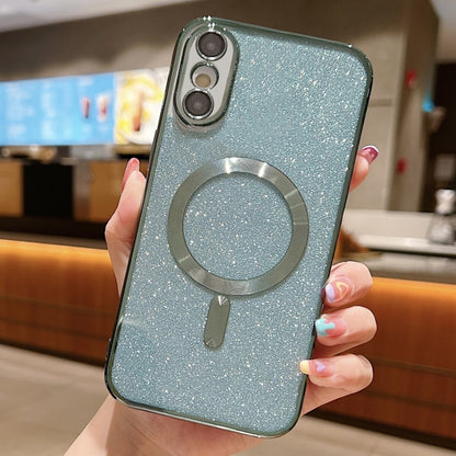Glitter Electroplating MagSafe TPU Phone Case, For iPhone 11 Pro Max, For iPhone 11, For iPhone 11 Pro, For iPhone X / XS, For iPhone XR, For iPhone XS Max, For iPhone 7 Plus / 8 Plus