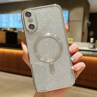 Glitter Electroplating MagSafe TPU Phone Case, For iPhone 11 Pro Max, For iPhone 11, For iPhone 11 Pro, For iPhone X / XS, For iPhone XR, For iPhone XS Max, For iPhone 7 Plus / 8 Plus