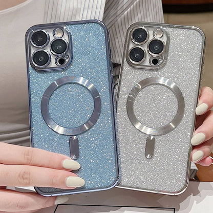 Glitter Electroplating MagSafe TPU Phone Case, For iPhone 11 Pro Max, For iPhone 11, For iPhone 11 Pro, For iPhone X / XS, For iPhone XR, For iPhone XS Max, For iPhone 7 Plus / 8 Plus