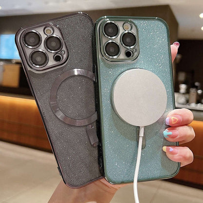 Glitter Electroplating MagSafe TPU Phone Case, For iPhone 11 Pro Max, For iPhone 11, For iPhone 11 Pro, For iPhone X / XS, For iPhone XR, For iPhone XS Max, For iPhone 7 Plus / 8 Plus
