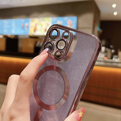 Glitter Electroplating MagSafe TPU Phone Case, For iPhone 11 Pro Max, For iPhone 11, For iPhone 11 Pro, For iPhone X / XS, For iPhone XR, For iPhone XS Max, For iPhone 7 Plus / 8 Plus