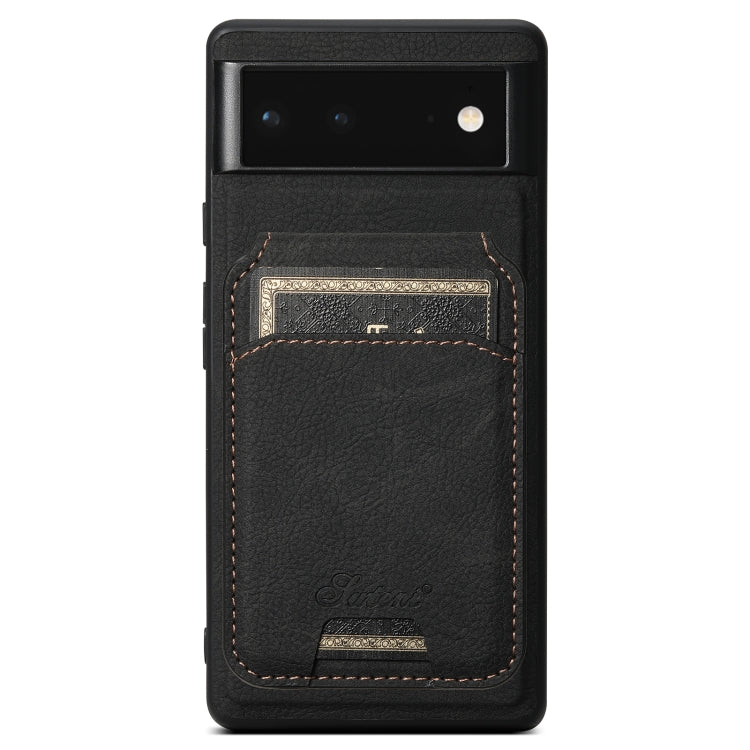 Suteni H16 Litchi Texture Leather Detachable Wallet Back Phone Case, For Google Pixel 11 Pro XL, For Google Pixel 11, For Google Pixel 11 Pro, For Google Pixel 10 Pro XL, For Google Pixel 10 Pro, For Google Pixel 10, For Google Pixel 9 Pro XL          ...
