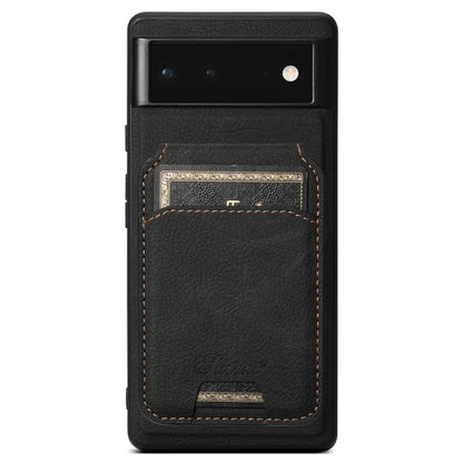 Suteni H16 Litchi Texture Leather Detachable Wallet Back Phone Case, For Google Pixel 11 Pro XL, For Google Pixel 11, For Google Pixel 11 Pro, For Google Pixel 10 Pro XL, For Google Pixel 10 Pro, For Google Pixel 10, For Google Pixel 9 Pro XL          ...
