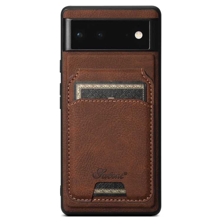 Suteni H16 Litchi Texture Leather Detachable Wallet Back Phone Case, For Google Pixel 11 Pro XL, For Google Pixel 11, For Google Pixel 11 Pro, For Google Pixel 10 Pro XL, For Google Pixel 10 Pro, For Google Pixel 10, For Google Pixel 9 Pro XL          ...