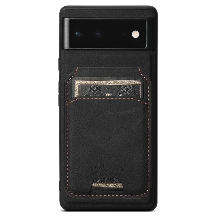 Suteni H16 Litchi Texture Leather Detachable Wallet Back Phone Case, For Google Pixel 11 Pro XL, For Google Pixel 11, For Google Pixel 11 Pro, For Google Pixel 10 Pro XL, For Google Pixel 10 Pro, For Google Pixel 10, For Google Pixel 9 Pro XL          ...