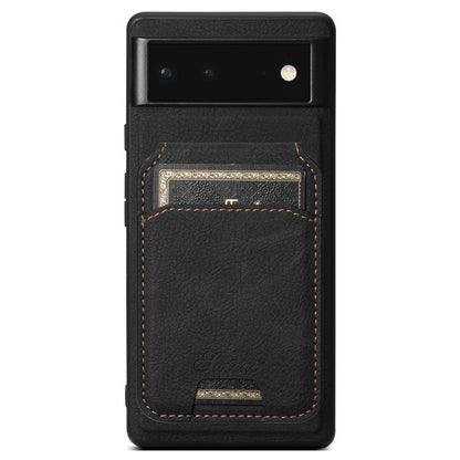 Suteni H16 Litchi Texture Leather Detachable Wallet Back Phone Case, For Google Pixel 11 Pro XL, For Google Pixel 11, For Google Pixel 11 Pro, For Google Pixel 10 Pro XL, For Google Pixel 10 Pro, For Google Pixel 10, For Google Pixel 9 Pro XL          ...