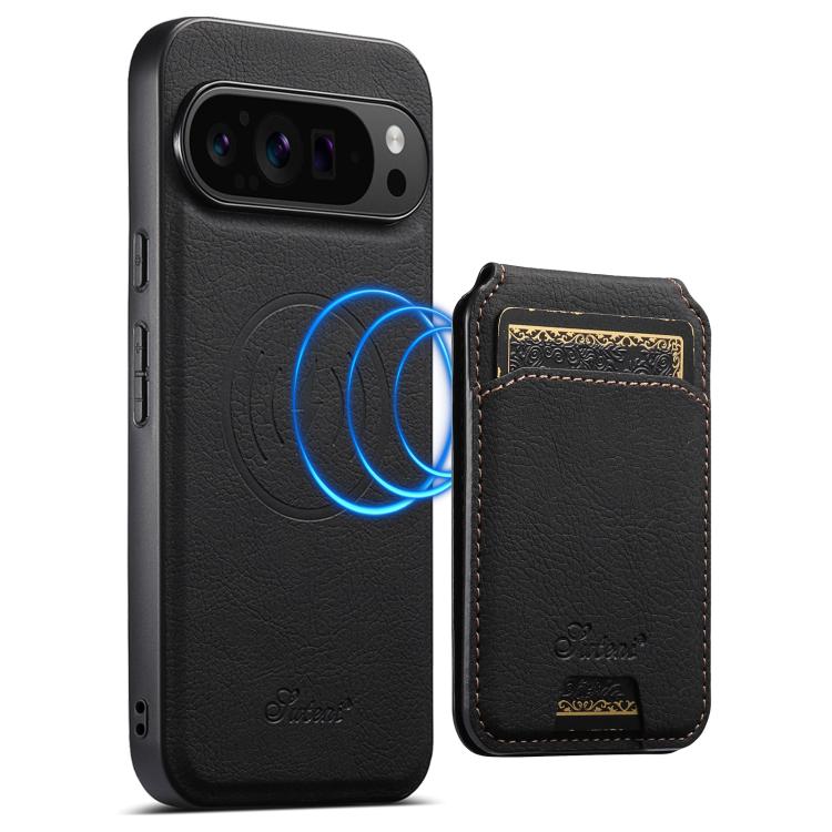 Suteni H16 Litchi Texture Leather Detachable Wallet Back Phone Case, For Google Pixel 11 Pro XL, For Google Pixel 11, For Google Pixel 11 Pro, For Google Pixel 10 Pro XL, For Google Pixel 10 Pro, For Google Pixel 10, For Google Pixel 9 Pro XL          ...