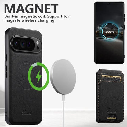 Suteni H16 Litchi Texture Leather Detachable Wallet Back Phone Case, For Google Pixel 11 Pro XL, For Google Pixel 11, For Google Pixel 11 Pro, For Google Pixel 10 Pro XL, For Google Pixel 10 Pro, For Google Pixel 10, For Google Pixel 9 Pro XL          ...