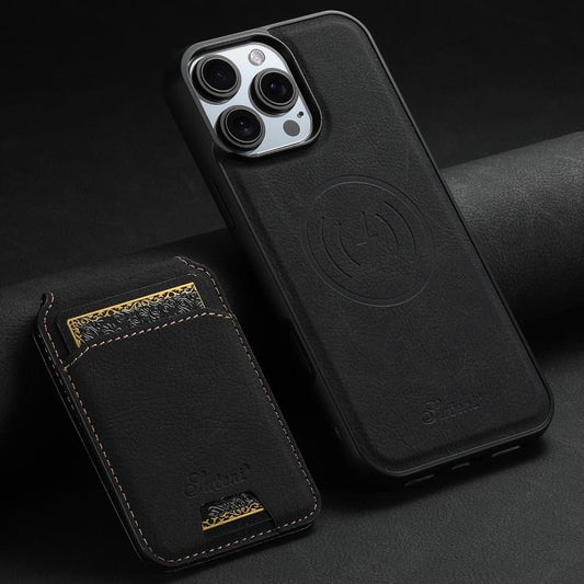 Suteni H16 Litchi Texture Leather Detachable Wallet Back Phone Case, For iPhone 17e / 16e, For iPhone 17 Pro Max, For iPhone 17 Pro, For iPhone 17, For iPhone Air, For iPhone 16 Pro Max, For iPhone 16 Pro, For iPhone 16 Plus, For iPhone 16             ...