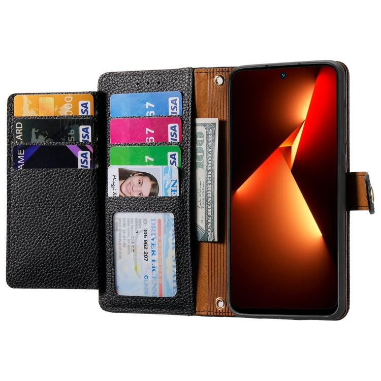Love Zipper Lanyard Leather Phone Case, For Tecno Pova 5 4G