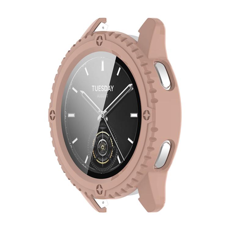 ENKAY Hat-Prince Full Coverage Tempered Glass Film Integrated PC Watch Cover, For Redmi Watch 6, For Xiaomi Watch S3