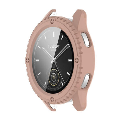 ENKAY Hat-Prince Full Coverage Tempered Glass Film Integrated PC Watch Cover, For Redmi Watch 6, For Xiaomi Watch S3