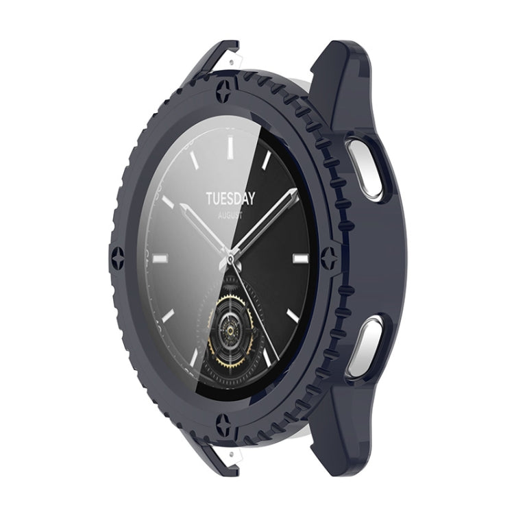 ENKAY Hat-Prince Full Coverage Tempered Glass Film Integrated PC Watch Cover, For Redmi Watch 6, For Xiaomi Watch S3