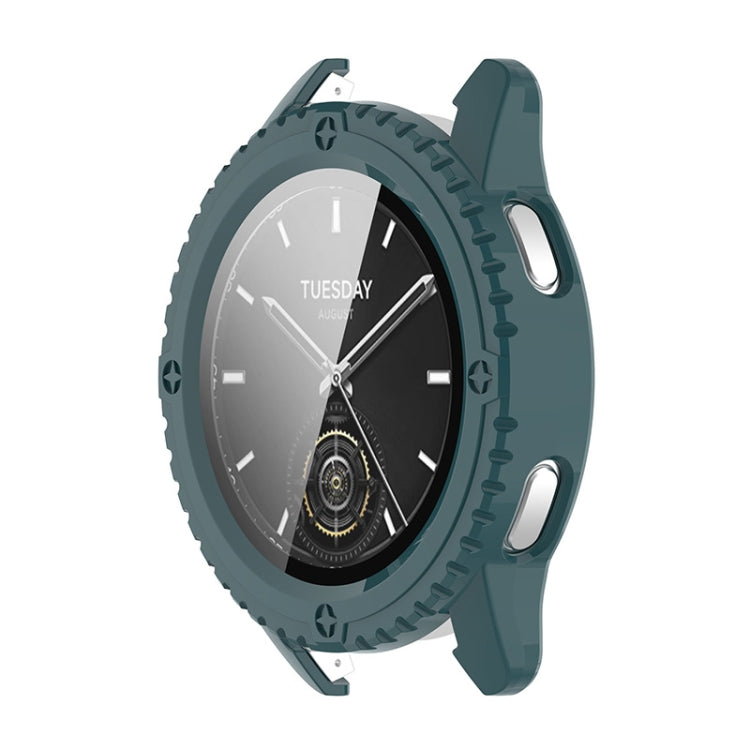 ENKAY Hat-Prince Full Coverage Tempered Glass Film Integrated PC Watch Cover, For Redmi Watch 6, For Xiaomi Watch S3
