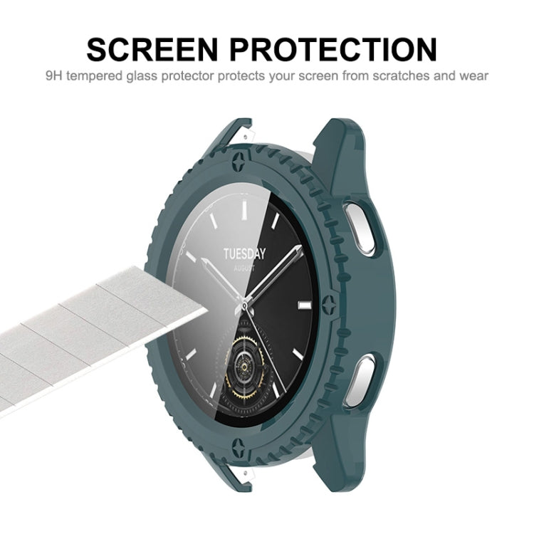 ENKAY Hat-Prince Full Coverage Tempered Glass Film Integrated PC Watch Cover, For Redmi Watch 6, For Xiaomi Watch S3