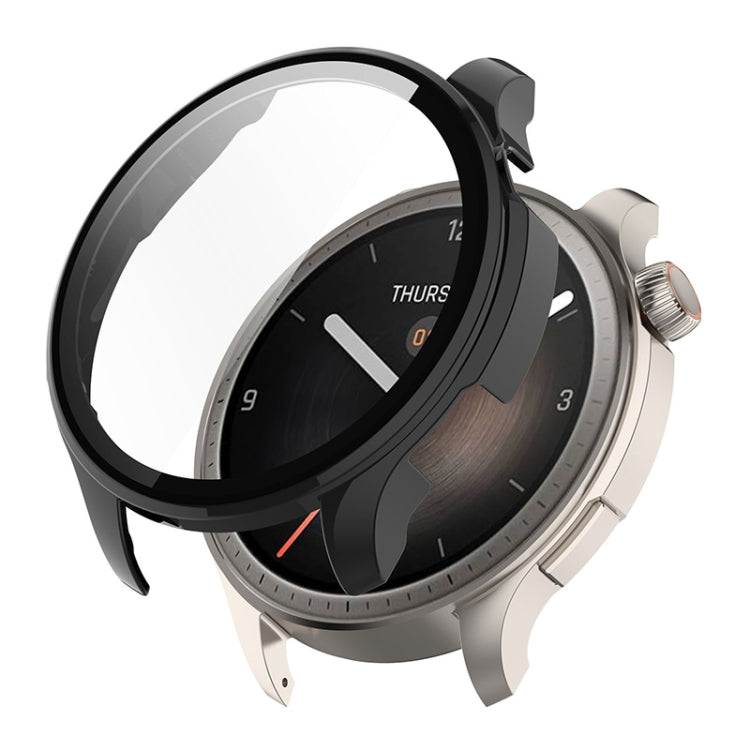 ENKAY Hat-Prince Full Coverage Tempered Glass Film Integrated PC Watch Case, For Amazfit Balance A2286