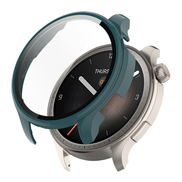 ENKAY Hat-Prince Full Coverage Tempered Glass Film Integrated PC Watch Case, For Amazfit Balance A2286