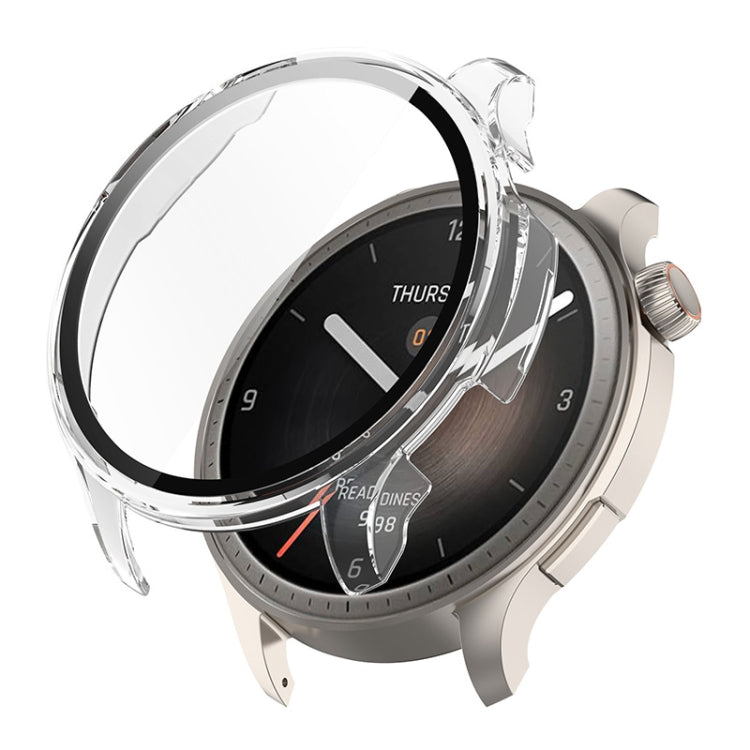 ENKAY Hat-Prince Full Coverage Tempered Glass Film Integrated PC Watch Case, For Amazfit Balance A2286
