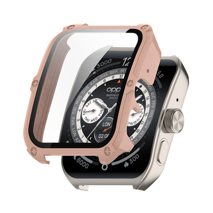 ENKAY Hat-Prince Full Coverage Tempered Glass Film Integrated PC Watch Cover, For OPPO Watch S, For OPPO Watch 4 Pro