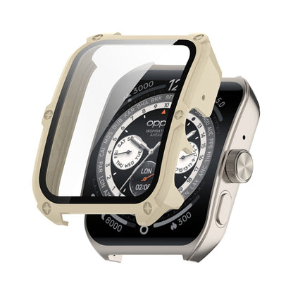 ENKAY Hat-Prince Full Coverage Tempered Glass Film Integrated PC Watch Cover, For OPPO Watch S, For OPPO Watch 4 Pro