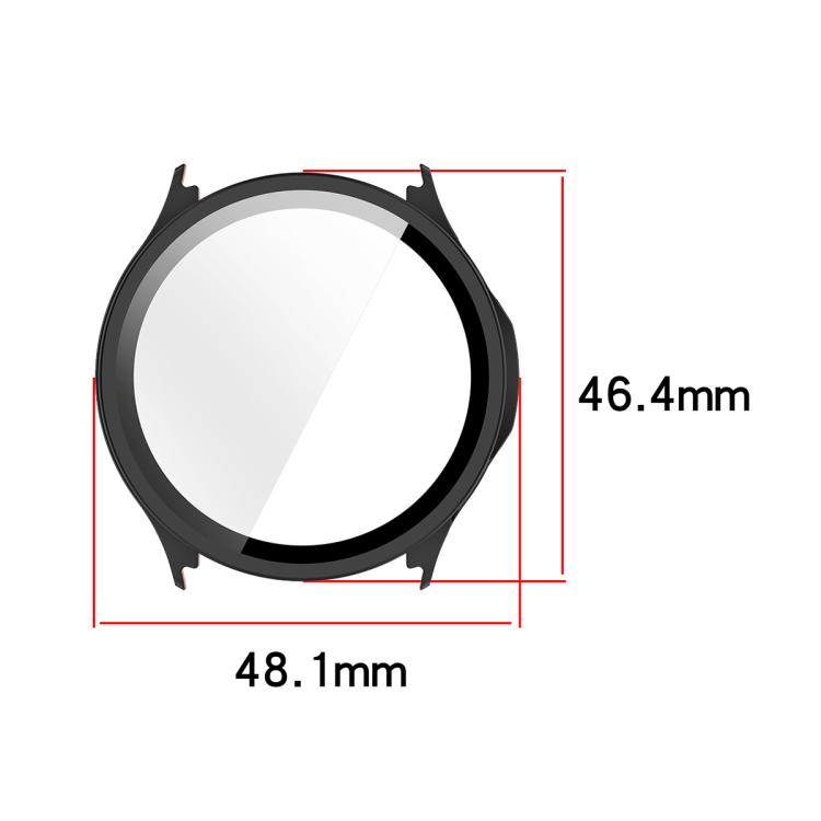 ENKAY Hat-Prince Full Coverage Tempered Glass Film Integrated PC Watch Cover, For OPPO Watch S, For OPPO Watch 4 Pro
