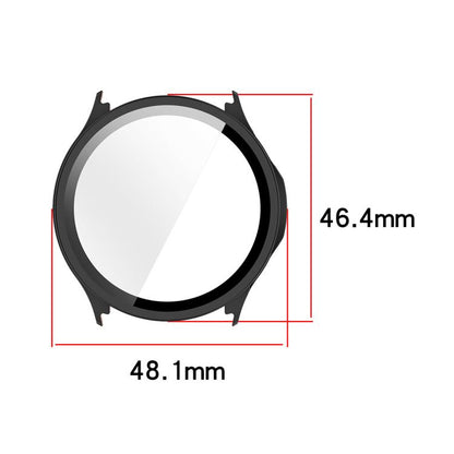 ENKAY Hat-Prince Full Coverage Tempered Glass Film Integrated PC Watch Cover, For OPPO Watch S, For OPPO Watch 4 Pro