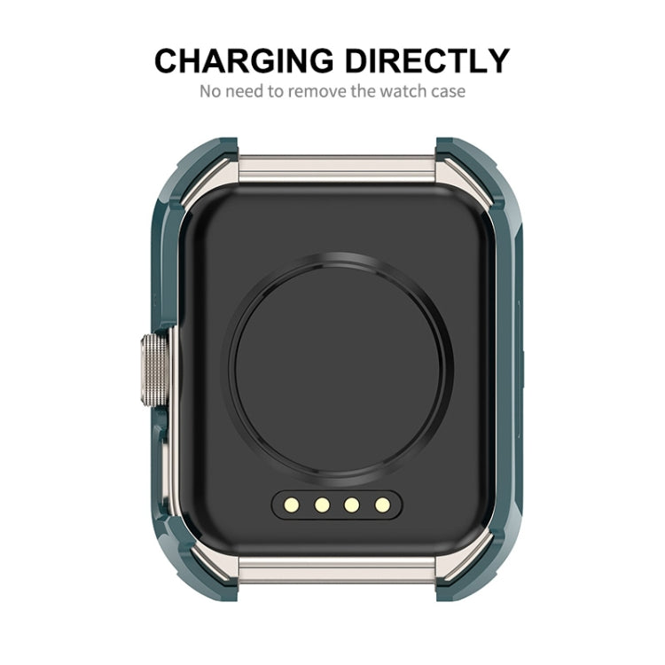 ENKAY Hat-Prince Full Coverage Tempered Glass Film Integrated PC Watch Cover, For OPPO Watch S, For OPPO Watch 4 Pro