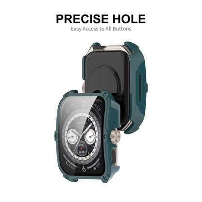 ENKAY Hat-Prince Full Coverage Tempered Glass Film Integrated PC Watch Cover, For OPPO Watch S, For OPPO Watch 4 Pro