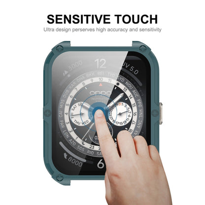 ENKAY Hat-Prince Full Coverage Tempered Glass Film Integrated PC Watch Cover, For OPPO Watch S, For OPPO Watch 4 Pro
