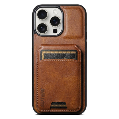 Suteni H02 Leather Wallet Stand Back Phone Case