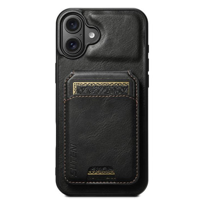 Suteni H02 Leather Wallet Stand Back Phone Case