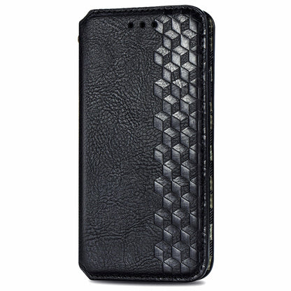 Cubic Grid Pressed Magnetic Leather Phone Case, ForTecno Spark 20 Pro+, ForTecno Spark 20 Pro, For Tecno Spark 20C 4G, For Tecno Spark 20 4G, For Tecno Spark Go 2024, For Tecno Pova 5 4G