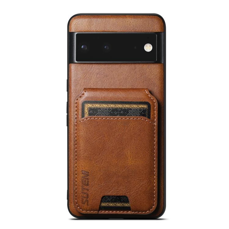 Suteni H02 Leather Wallet Stand Back Phone Case, For Google Pixel 11 Pro XL, For Google Pixel 11, For Google Pixel 11 Pro, For Google Pixel 10 Pro XL, For Google Pixel 10 Pro, For Google Pixel 10, For Google Pixel 9 Pro XL, For Google Pixel 9 Pro      ...