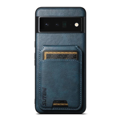 Suteni H02 Leather Wallet Stand Back Phone Case, For Google Pixel 11 Pro XL, For Google Pixel 11, For Google Pixel 11 Pro, For Google Pixel 10 Pro XL, For Google Pixel 10 Pro, For Google Pixel 10, For Google Pixel 9 Pro XL, For Google Pixel 9 Pro      ...