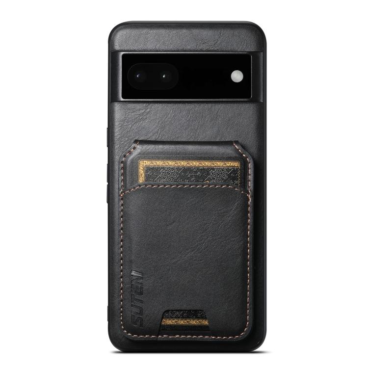 Suteni H02 Leather Wallet Stand Back Phone Case, For Google Pixel 11 Pro XL, For Google Pixel 11, For Google Pixel 11 Pro, For Google Pixel 10 Pro XL, For Google Pixel 10 Pro, For Google Pixel 10, For Google Pixel 9 Pro XL, For Google Pixel 9 Pro      ...