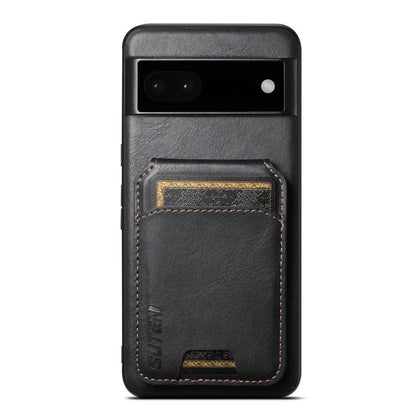 Suteni H02 Leather Wallet Stand Back Phone Case, For Google Pixel 11 Pro XL, For Google Pixel 11, For Google Pixel 11 Pro, For Google Pixel 10 Pro XL, For Google Pixel 10 Pro, For Google Pixel 10, For Google Pixel 9 Pro XL, For Google Pixel 9 Pro      ...
