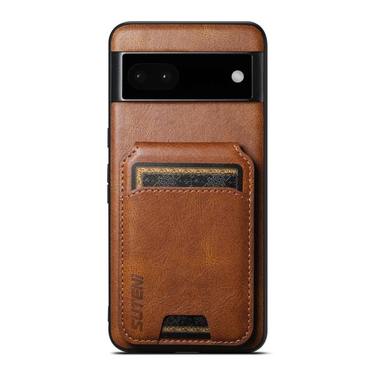 Suteni H02 Leather Wallet Stand Back Phone Case, For Google Pixel 11 Pro XL, For Google Pixel 11, For Google Pixel 11 Pro, For Google Pixel 10 Pro XL, For Google Pixel 10 Pro, For Google Pixel 10, For Google Pixel 9 Pro XL, For Google Pixel 9 Pro      ...