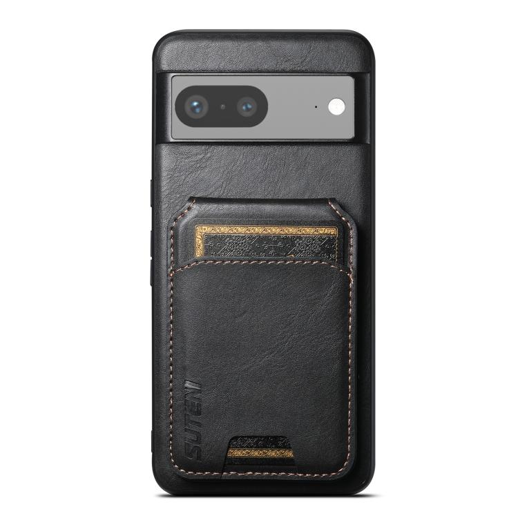 Suteni H02 Leather Wallet Stand Back Phone Case, For Google Pixel 11 Pro XL, For Google Pixel 11, For Google Pixel 11 Pro, For Google Pixel 10 Pro XL, For Google Pixel 10 Pro, For Google Pixel 10, For Google Pixel 9 Pro XL, For Google Pixel 9 Pro      ...
