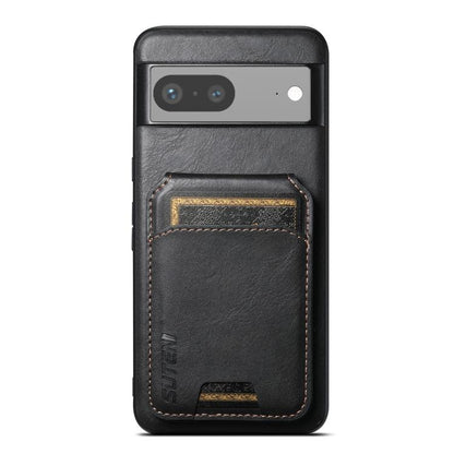 Suteni H02 Leather Wallet Stand Back Phone Case, For Google Pixel 11 Pro XL, For Google Pixel 11, For Google Pixel 11 Pro, For Google Pixel 10 Pro XL, For Google Pixel 10 Pro, For Google Pixel 10, For Google Pixel 9 Pro XL, For Google Pixel 9 Pro      ...