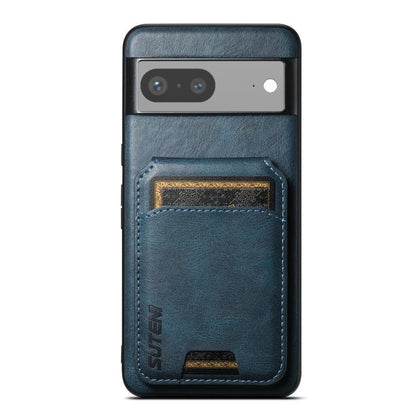 Suteni H02 Leather Wallet Stand Back Phone Case, For Google Pixel 11 Pro XL, For Google Pixel 11, For Google Pixel 11 Pro, For Google Pixel 10 Pro XL, For Google Pixel 10 Pro, For Google Pixel 10, For Google Pixel 9 Pro XL, For Google Pixel 9 Pro      ...