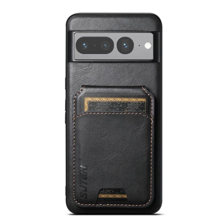 Suteni H02 Leather Wallet Stand Back Phone Case, For Google Pixel 11 Pro XL, For Google Pixel 11, For Google Pixel 11 Pro, For Google Pixel 10 Pro XL, For Google Pixel 10 Pro, For Google Pixel 10, For Google Pixel 9 Pro XL, For Google Pixel 9 Pro      ...