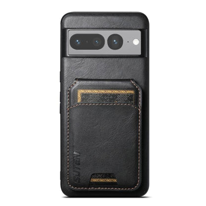 Suteni H02 Leather Wallet Stand Back Phone Case, For Google Pixel 11 Pro XL, For Google Pixel 11, For Google Pixel 11 Pro, For Google Pixel 10 Pro XL, For Google Pixel 10 Pro, For Google Pixel 10, For Google Pixel 9 Pro XL, For Google Pixel 9 Pro      ...