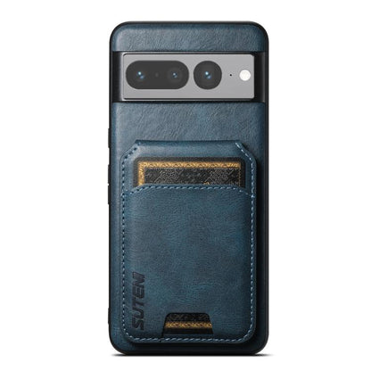 Suteni H02 Leather Wallet Stand Back Phone Case, For Google Pixel 11 Pro XL, For Google Pixel 11, For Google Pixel 11 Pro, For Google Pixel 10 Pro XL, For Google Pixel 10 Pro, For Google Pixel 10, For Google Pixel 9 Pro XL, For Google Pixel 9 Pro      ...